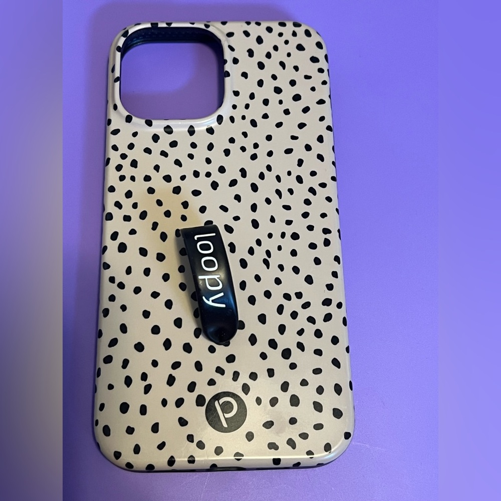 Loopy Mocha Dots phone case iPhone 13 Pro Max